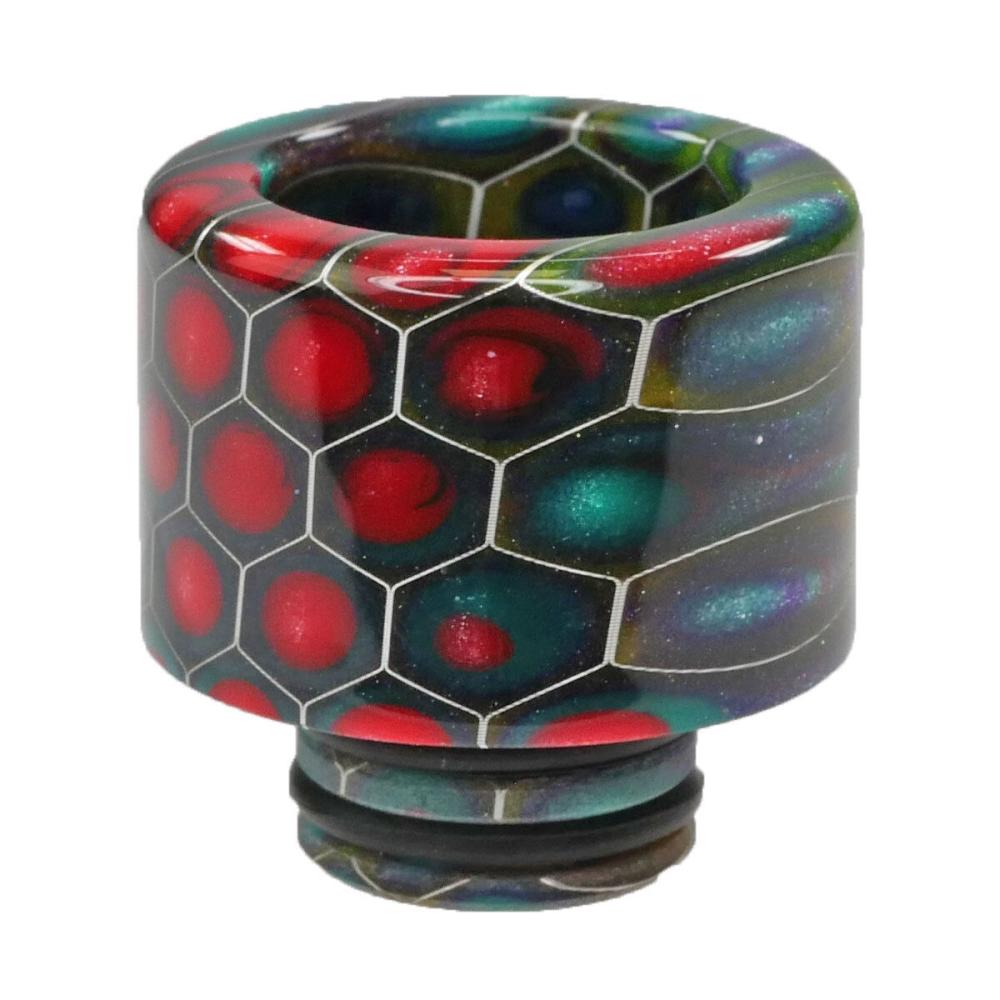 1 Stück Resin Cobra  Drip Tip Mundstück 510er - Farbe: Rot